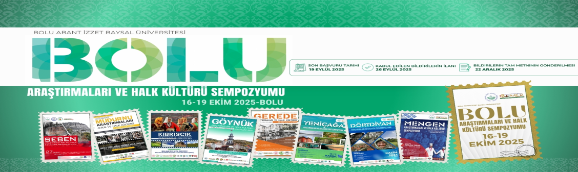 Bolu Araştırmaları ve Halk Kültürü Sempozyumu 16-19 Ekim 2025 tarihlerinde yapılacak.